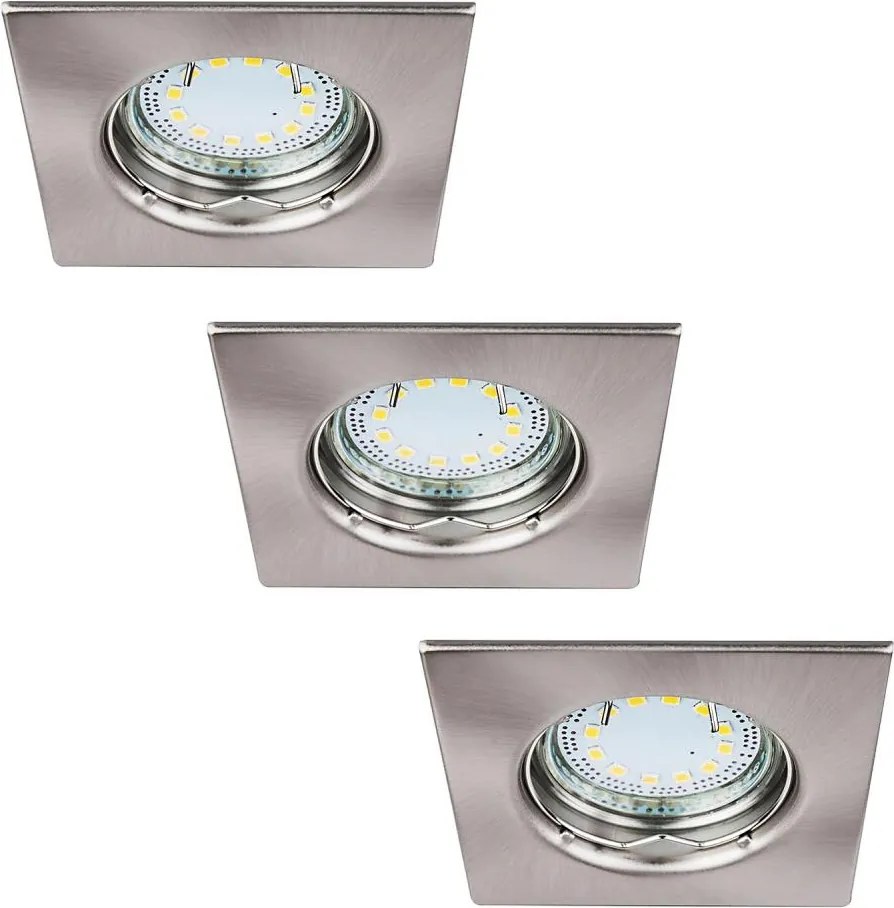 Rabalux 1054 - Set di 3 faretti da incasso LITE 3x GU10-LED/3W/230V