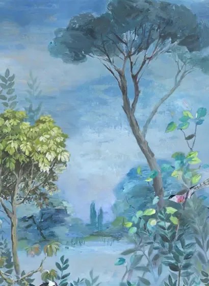 Designers Guild Carta da parati panoramica Giardino Segreto - Scene 1