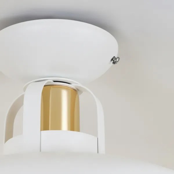 Brilagi - LED Lampadario a plafone FLAMENGO 1xE27/60W/230V bianco