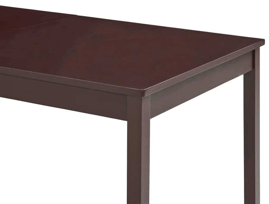 Tavolo da Pranzo Marrone Scuro 180x90x73 cm in Legno di Pino