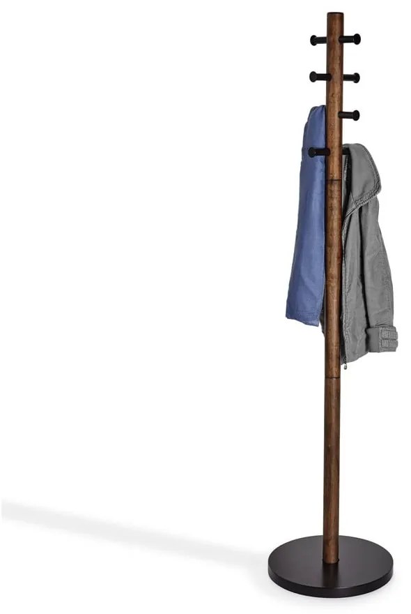 Appendino in legno nero in gomma naturale Pillar - Umbra