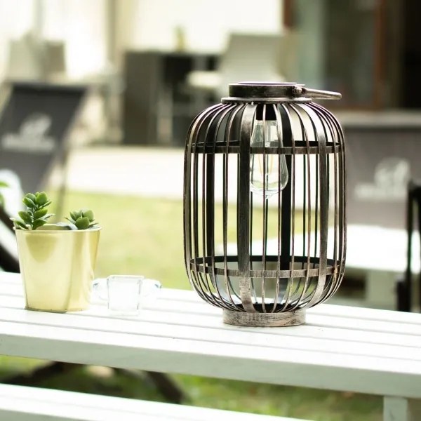 Lampada LED solare LORETA 1xE27/1,2V 600 mAh IP44