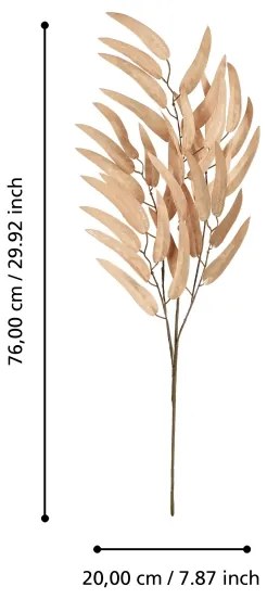 Eglo 428231 - Fiore artificiale KUNMING 76 cm arancione