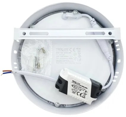 Plafoniera LED LED/12W/230V 4200K diametro 16 cm bianco