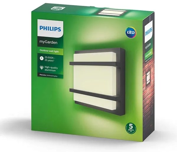 Philips 17394/93/P0 - Applique a LED da esterno PETRONIA LED/12W IP44