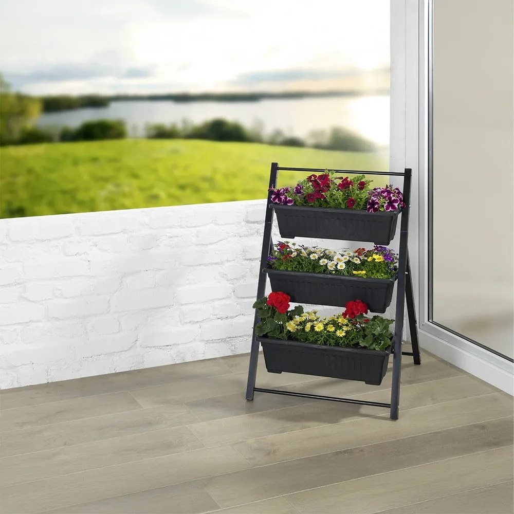 Supporto per fiori in metallo (altezza totale 85 cm) Vertical – Maximex