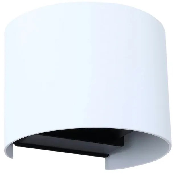 Dara Round LED Smart All'aperto Applique da Parete Bianco - Lindby