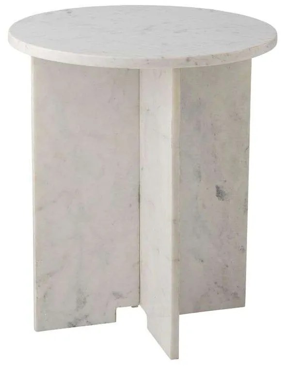 Bloomingville - Jasmia Side Table White Marble Bloomingville