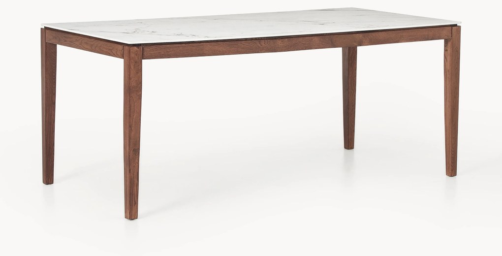 Tavolo con piano effetto marmo Jackson, varie misure