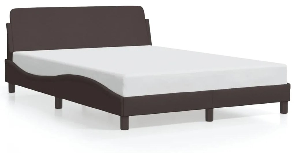 Giroletto Senza Materasso Marrone Scuro 120x200 Cm Tessuto /