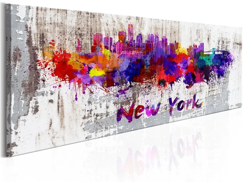 Quadro City of Artists  Colore colorful, Dimensioni e Misure 120x40