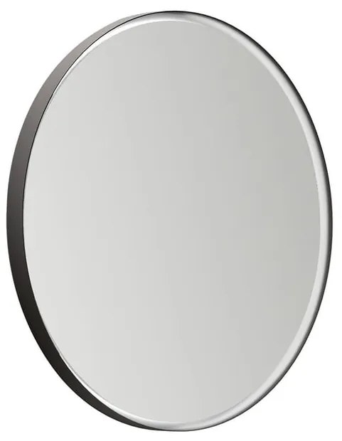 Specchio con illuminazione integrata bagno tondo Pixel L 90 x H 90 x P 5 cm nero