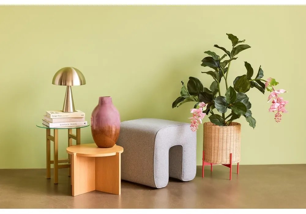 Lampada da tavolo di colore oro Herho Mush - Hübsch