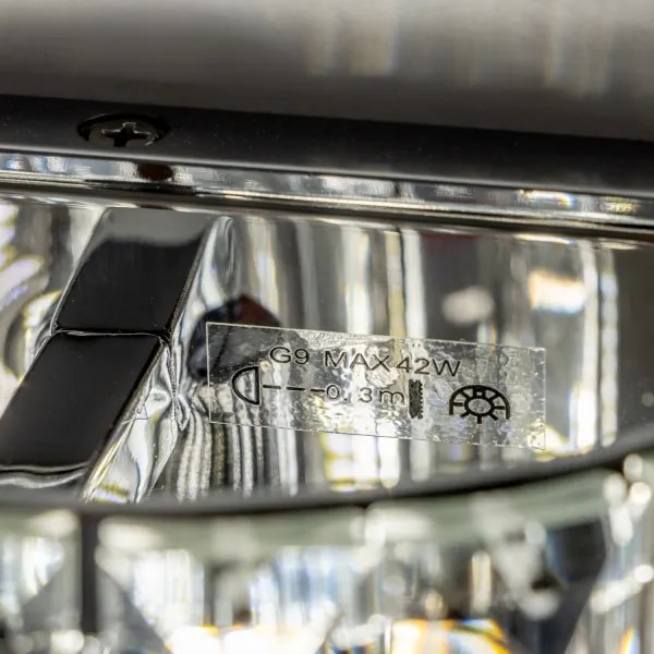 Brilagi - LED Applique di cristallo GLAMOUR 1xG9/42W/230V