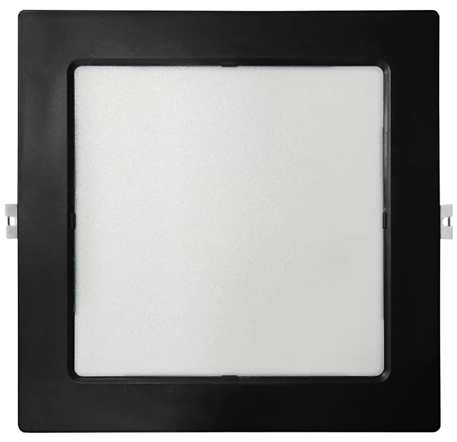Lampada LED da incasso SQUARE LED/18W/230V 4000K 22x22 cm nero