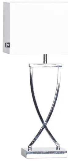 ByRydens 2820430-5000 - Lampada da tavolo OMEGA 1xE27/5W/230V bianco/cromo lucido