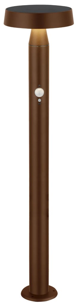 Lampioncino da Giardino Solare 600 Lumen "LMS-092" Corten