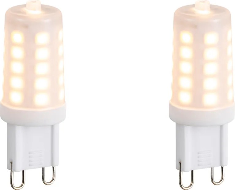 Set di 2 Lampadine LED G9 a Dimmer Opal 3W 250lm 2200K