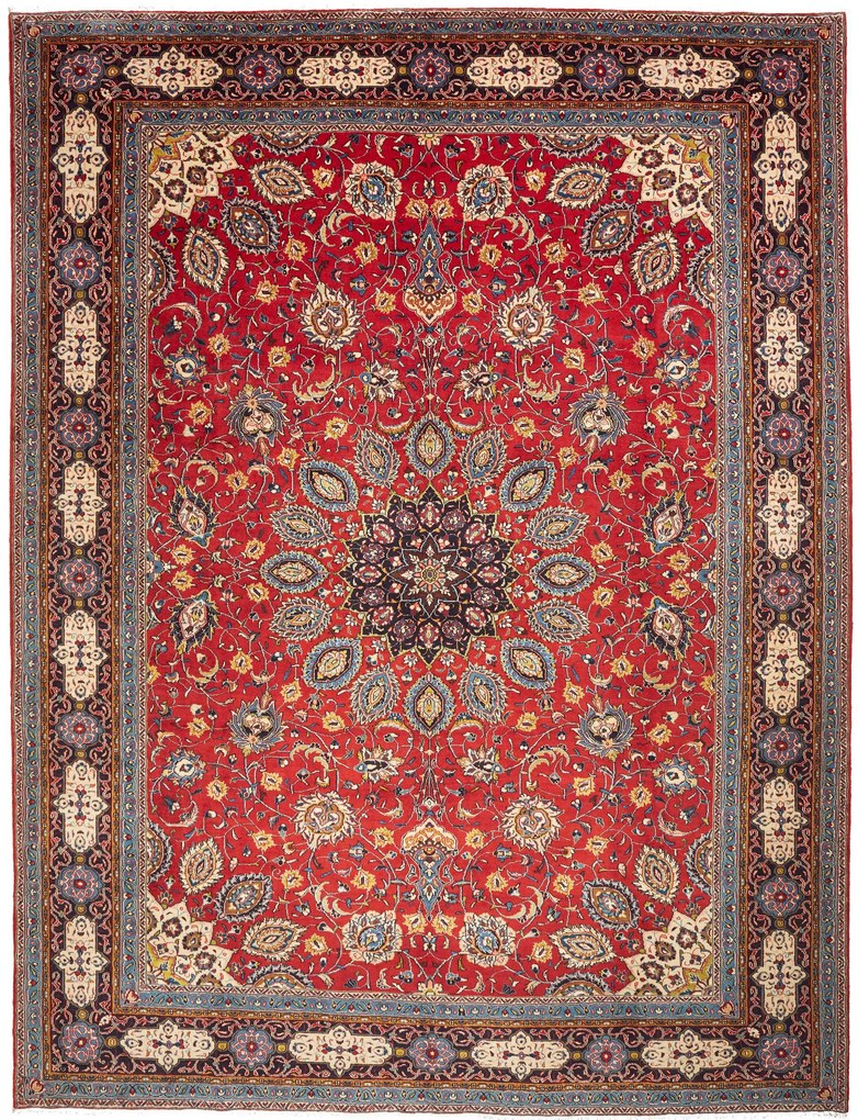 Sarouk Tappeto persiano 390 x 300 Rosso (Iran) Annodato A Mano