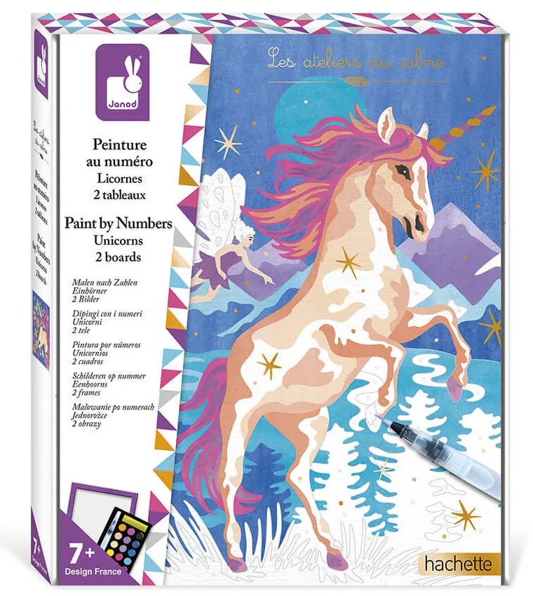 Atelier per bambini maxi - Pittura con i numeri - Unicorni