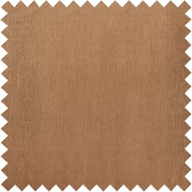 Divano marrone con rivestimento in velluto 203 cm Juli – Ropez