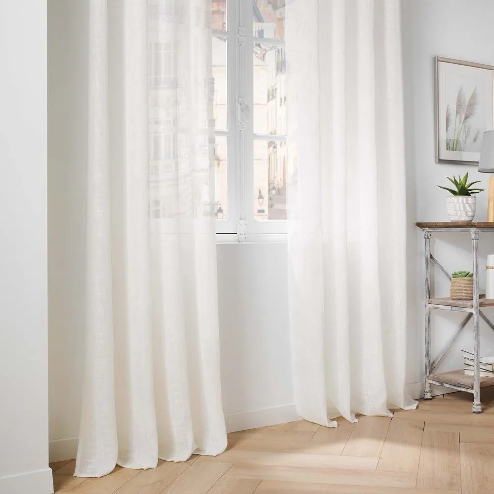 Tenda crema 140x280 cm Haltona - douceur d'intérieur