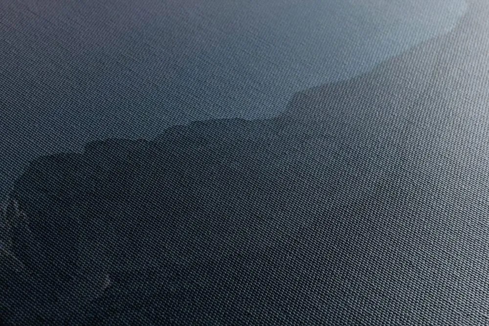 Quadro su tela – Luna piena sopra le montagne