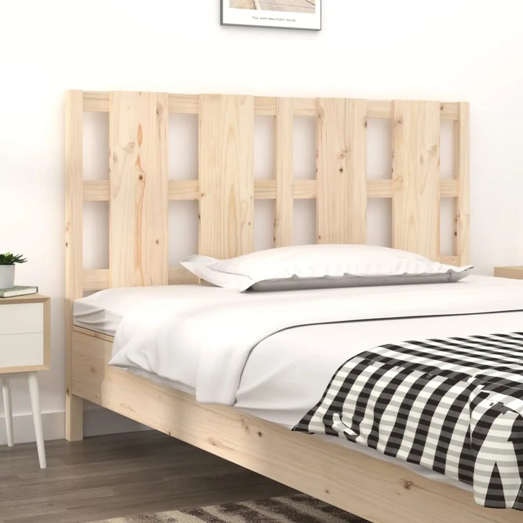 Testiera Per Letto 140,5x4x100 Cm Legno Massello Di Pino /