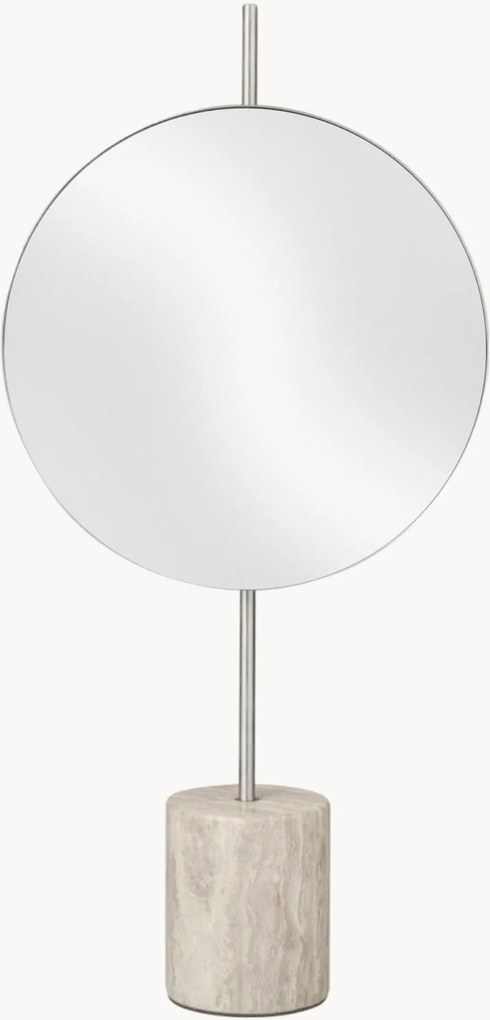 Specchio cosmetico in marmo Lamura