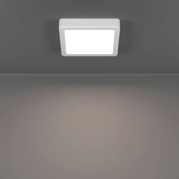 Eglo 901335 - Plafoniera da bagno FUEVA LED/7W/230V 15x15 cm IP44 bianca