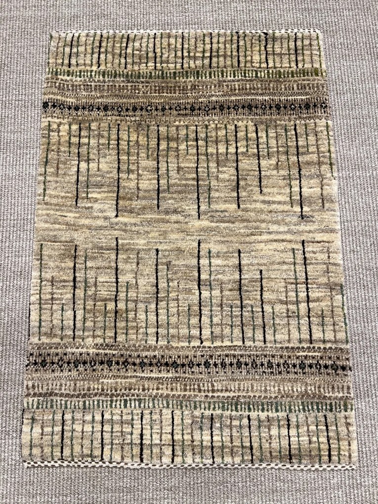 Loribaft Tappeto persiano 100 x 70 Beige (Iran) Annodato A Mano