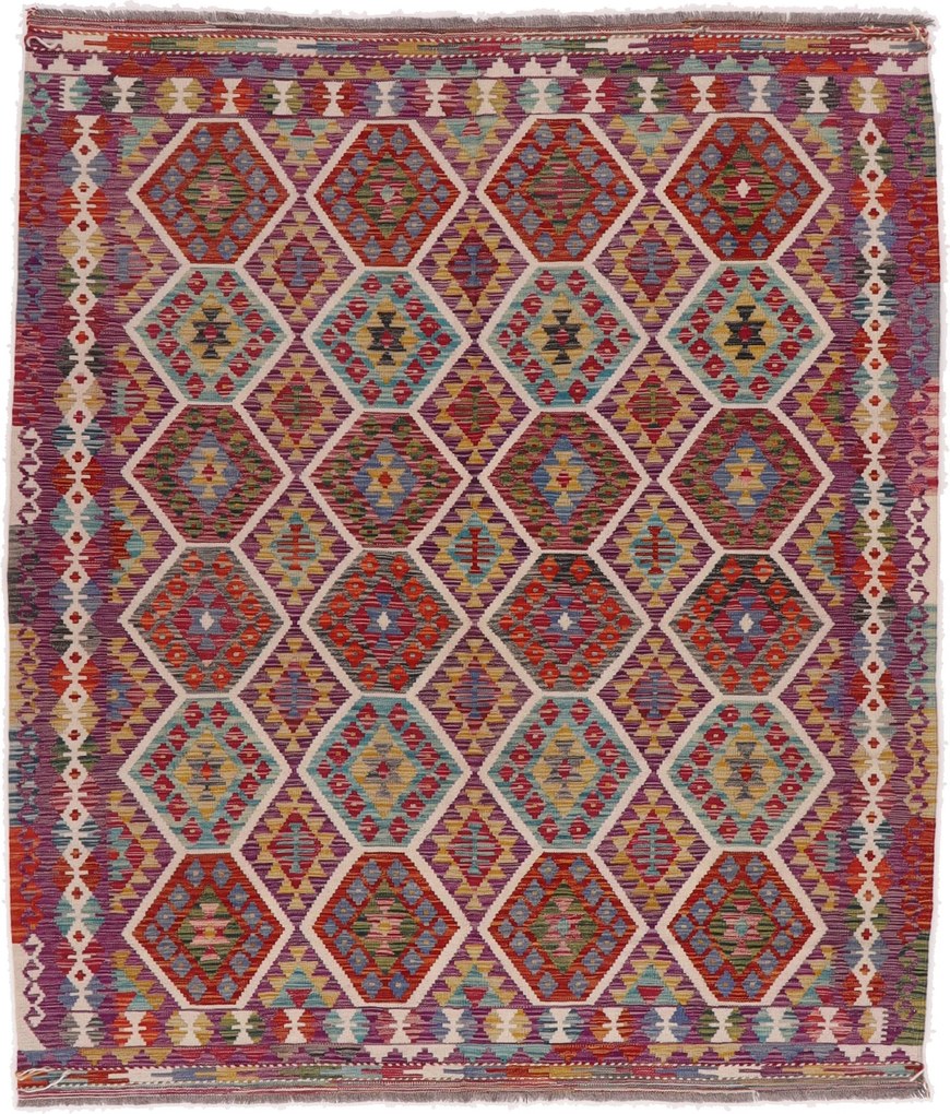 Kilim Tappeto orientale 240x210 (Afghanistan) Tessuto A Mano
