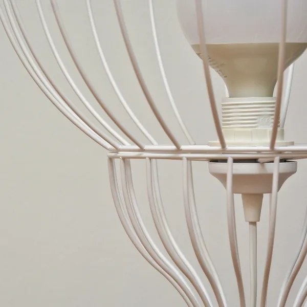 Lampada da terra MERCURE 1xE27/15W/230V bianca