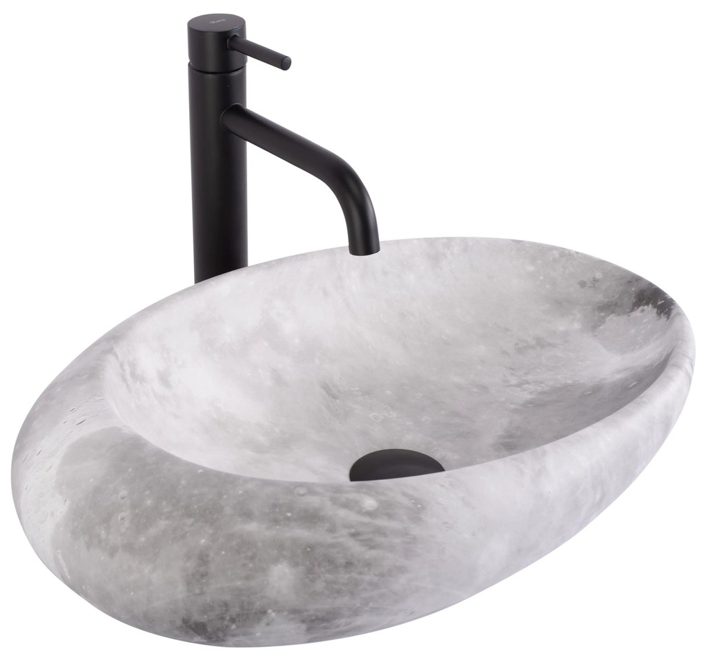 Lavabo da appoggio Rea Roxy C Stone L. Grey