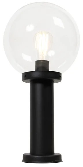 Lampada da terra per esterni nera con sfera in plastica 50 cm IP44 - Sfera