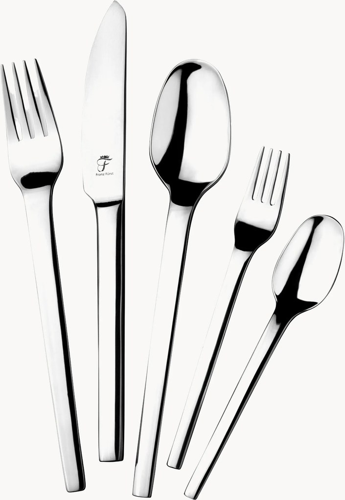 Set di 83 posate in acciaio inox lucido Karat, 12 persone