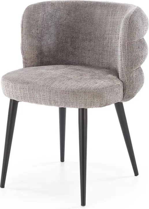 Sedia K575 in tessuto grigio chiaro – 62x64x79 cm