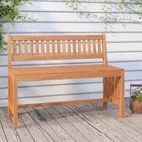 Panca da Giardino 110 cm Legno Massello di Eucaliptocod mxl 127204