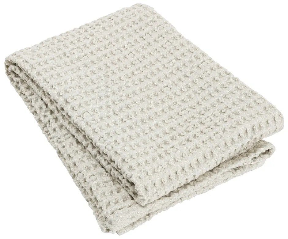 Asciugamano da bagno beige in cotone Moonbeam, 140 x 70 cm - Blomus