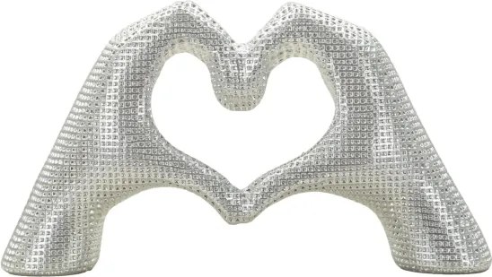 Scultura Lover Silver Cm 25X7,5X13,5