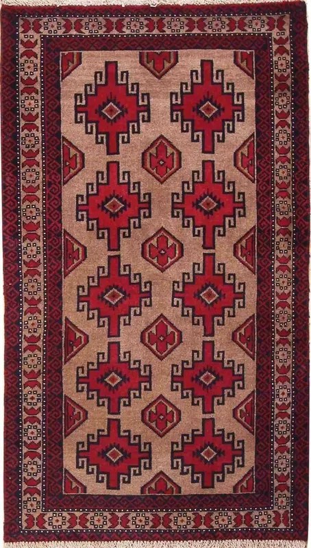 Beluch Tappeto persiano 160x90 Marrone (Iran) Annodato A Mano