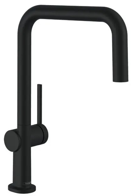 Rubinetto da cucina fisso a u Talis M54 nero verniciato satinato HANSGROHE