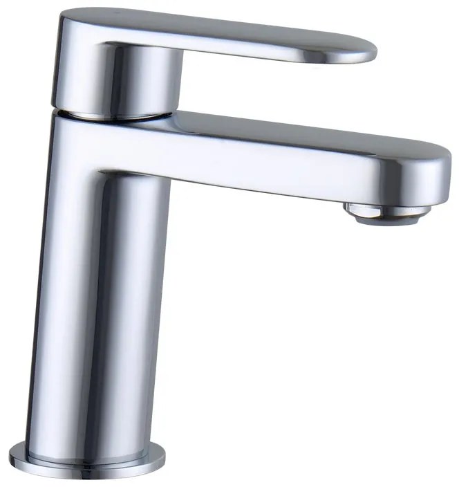 Rubinetto per lavabo a canna media Icone cromato lucido SENSEA H 15 cm