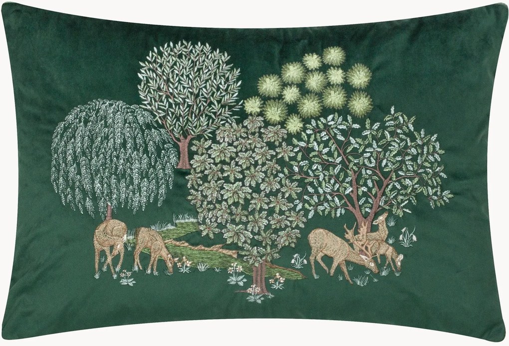 Cuscino in velluto jacquard The Brook