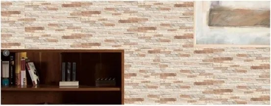 Rivestimento muretto grès porcellanato 17x52 cm Navarti Safeer Arena