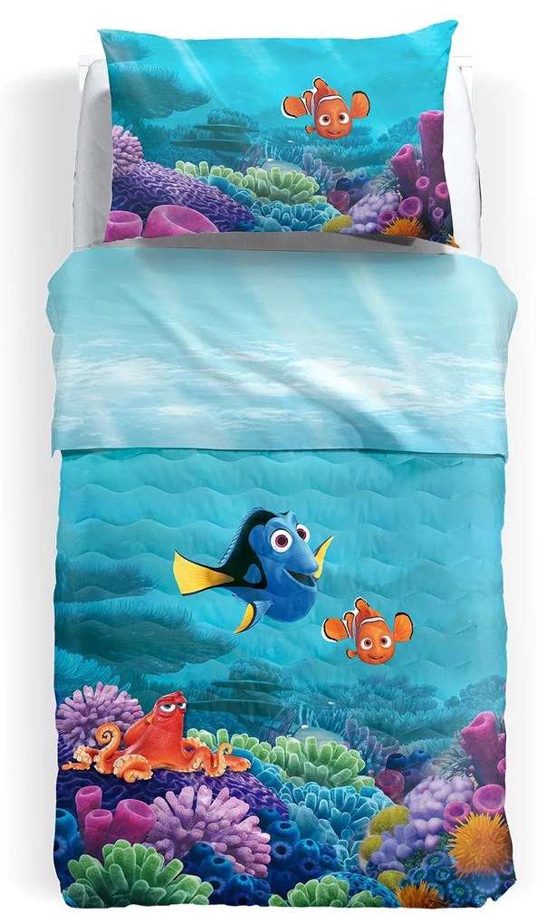 Copriletto Trapuntato Singolo Finding dory Cartoons, in