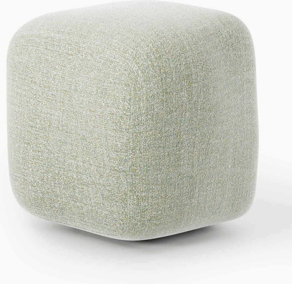 Pouf alto in bouclé Wolke