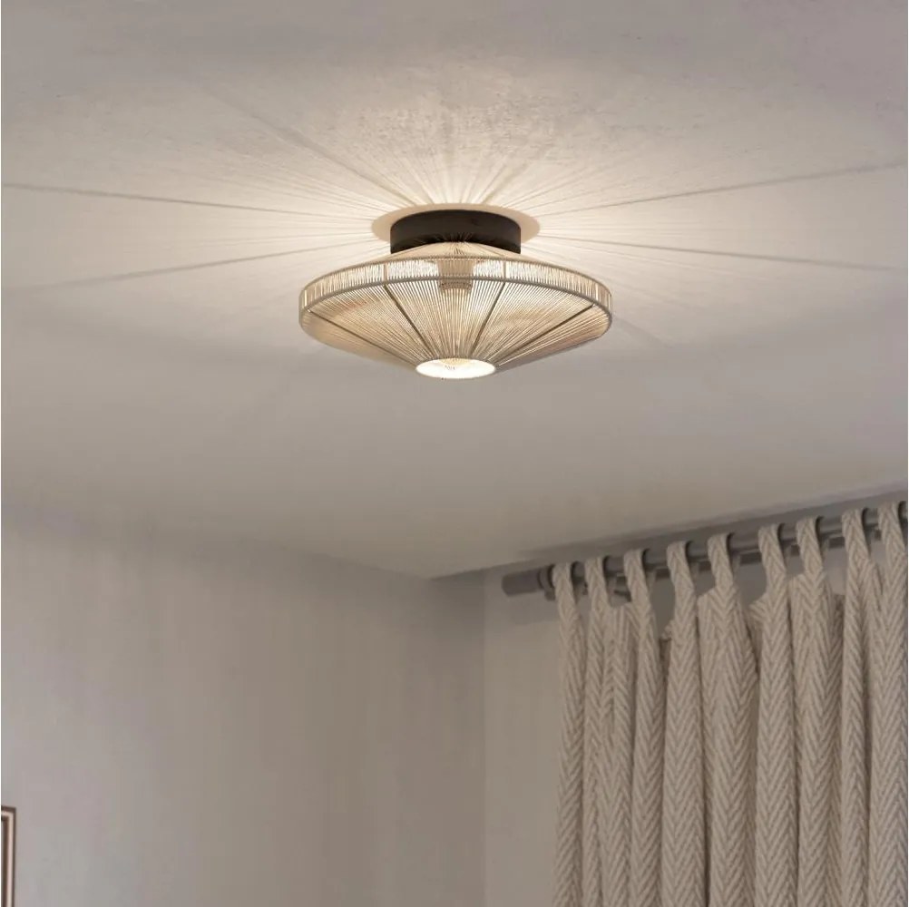 Eglo 43998 - Plafoniera MIDSUMER 1xE27/40W/230V diam. 38 cm crema