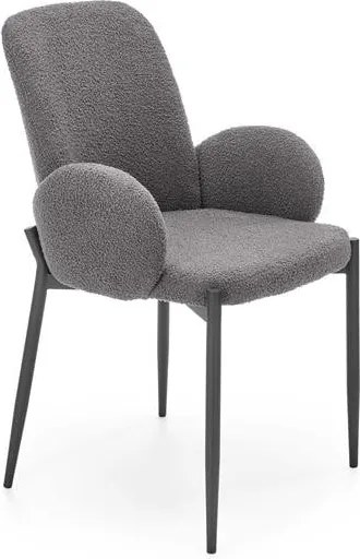 Sedia imbottita K477 Grigio