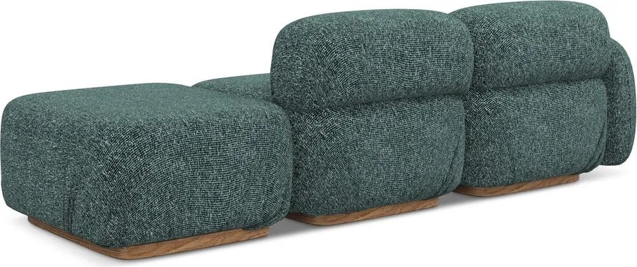 Chaise lounge componibile turchese (con penisola a sinistra) Ailani – Makamii